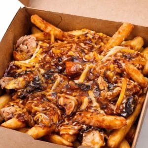 Jerk Chicken or Pork Poutine